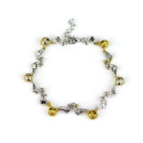 Movie HP Potter Deathly Hallows Bracelet Time Turner Hogwarts School Logo Bangles Bracelets for Women Men Jewelry Gift