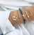 accesorios mujer Bohemian charm bead Bracelet Women tassel heart tree bijoux acier inoxydable femme Sets Jewelry armband