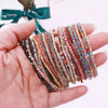 5pcs Fashion Rhinestone Stretch Gold Bracelets Femme Elastic Crystal Bracelets For Women Bling Girl Gift Wedding Bridal Jewelry